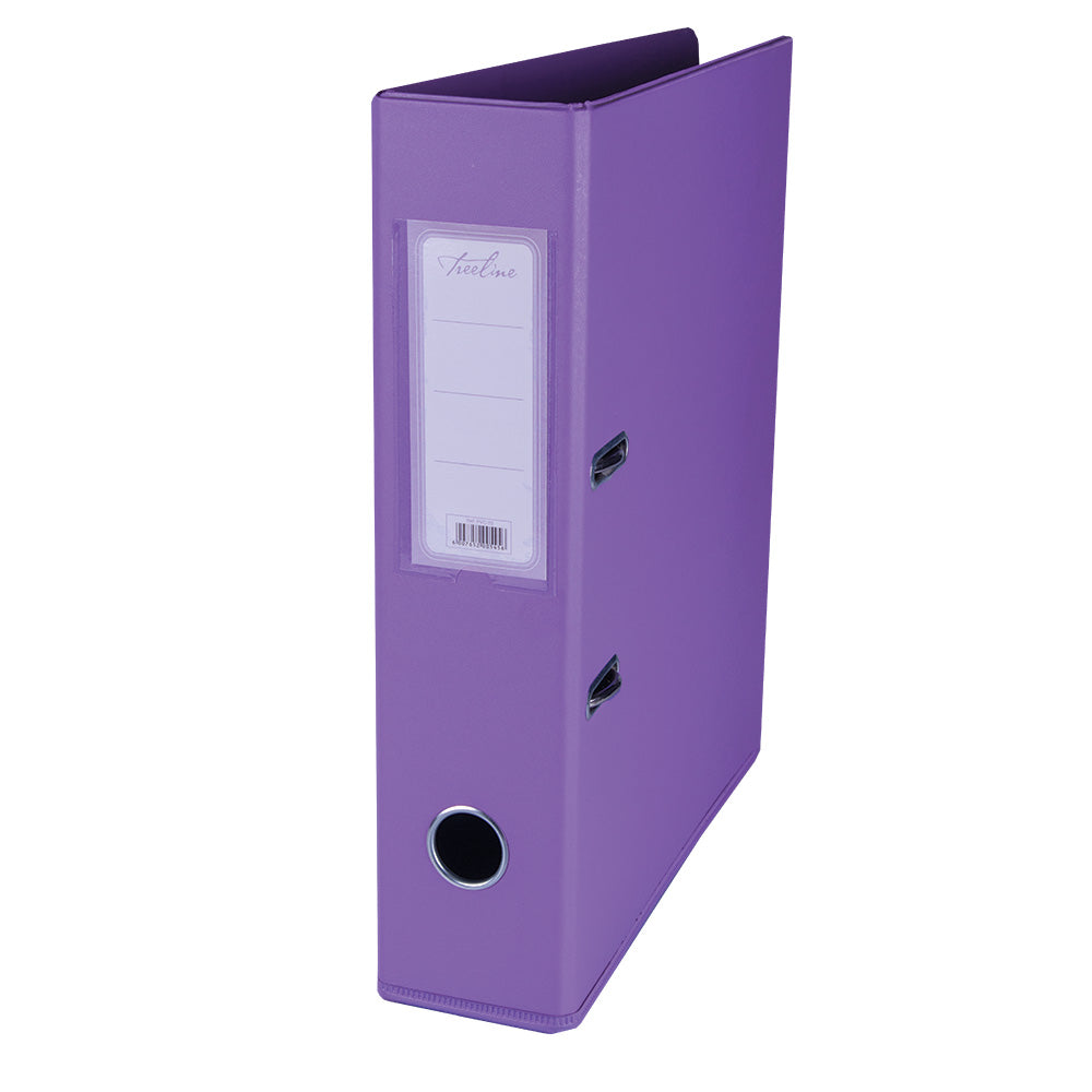 A4 PVC Lever Arch File Reinforced Base with Rado Mechanism - 70mm - Purple