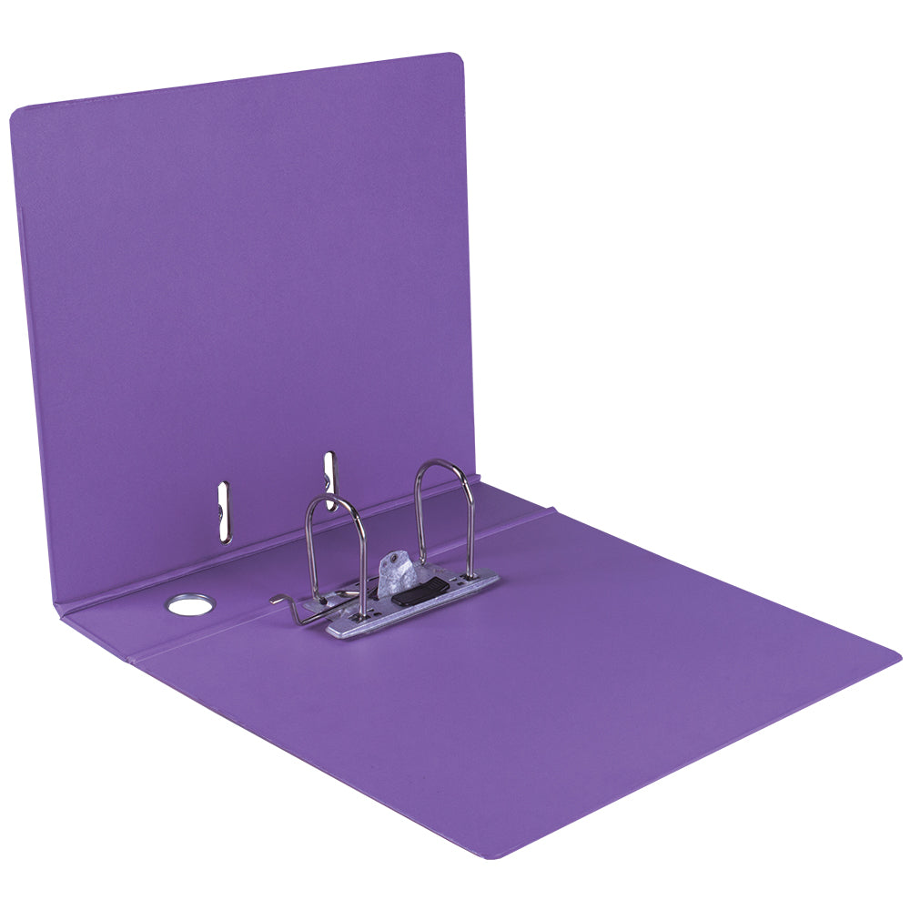 A4 PVC Lever Arch File Reinforced Base with Rado Mechanism - 70mm - Purple