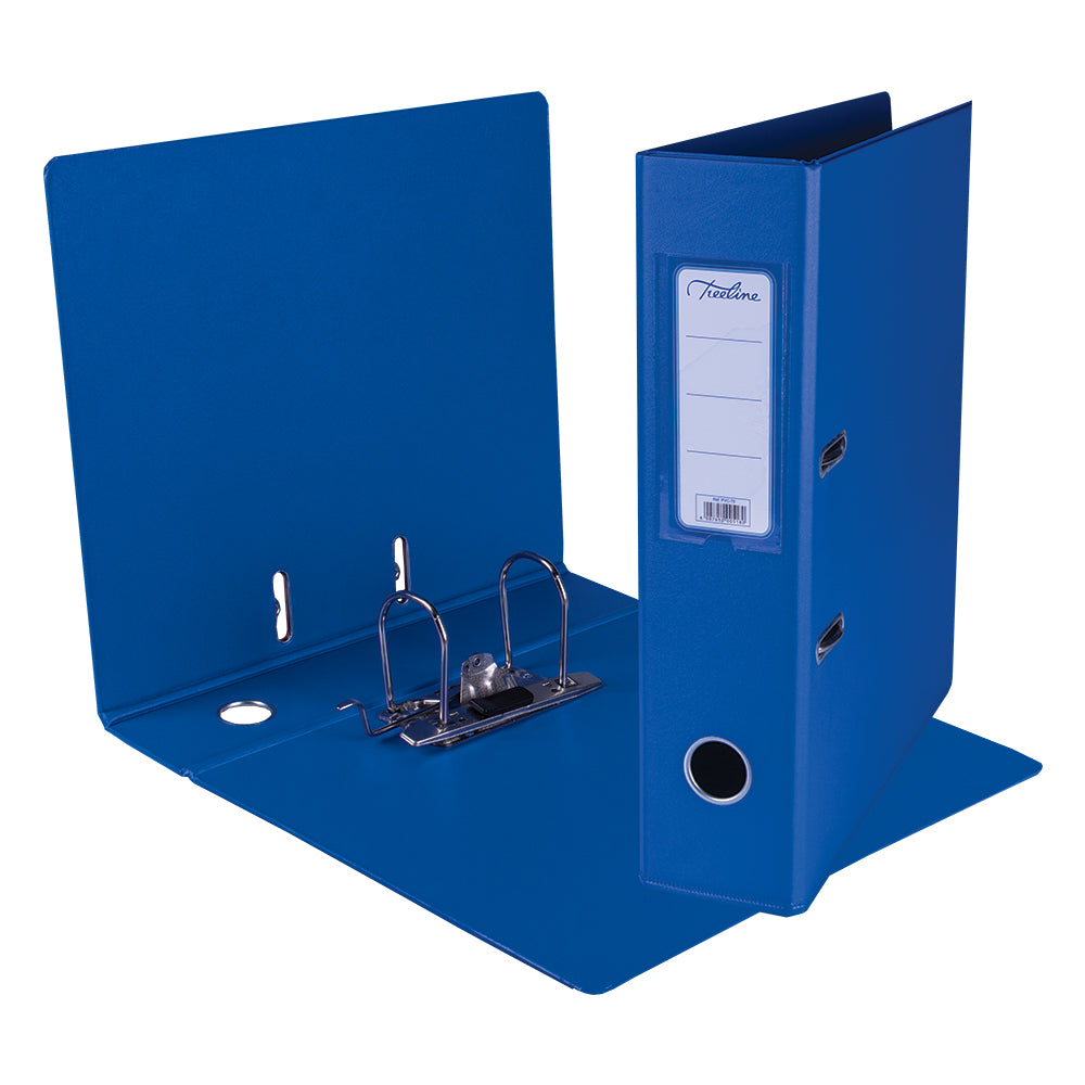 A4 PVC Lever Arch File Reinforced Base with Rado Mechanism - 70mm - Blue