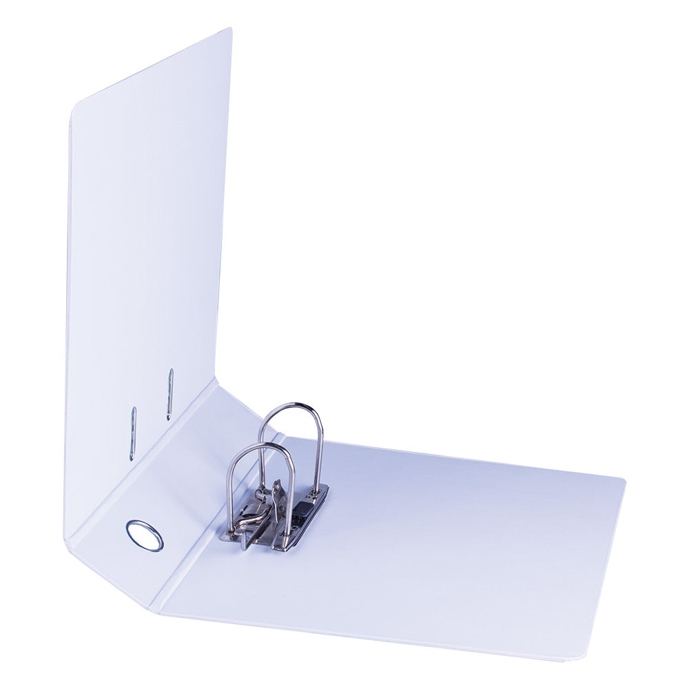A4 PVC Lever Arch File Reinforced Base with Rado Mechanism - 70mm - White