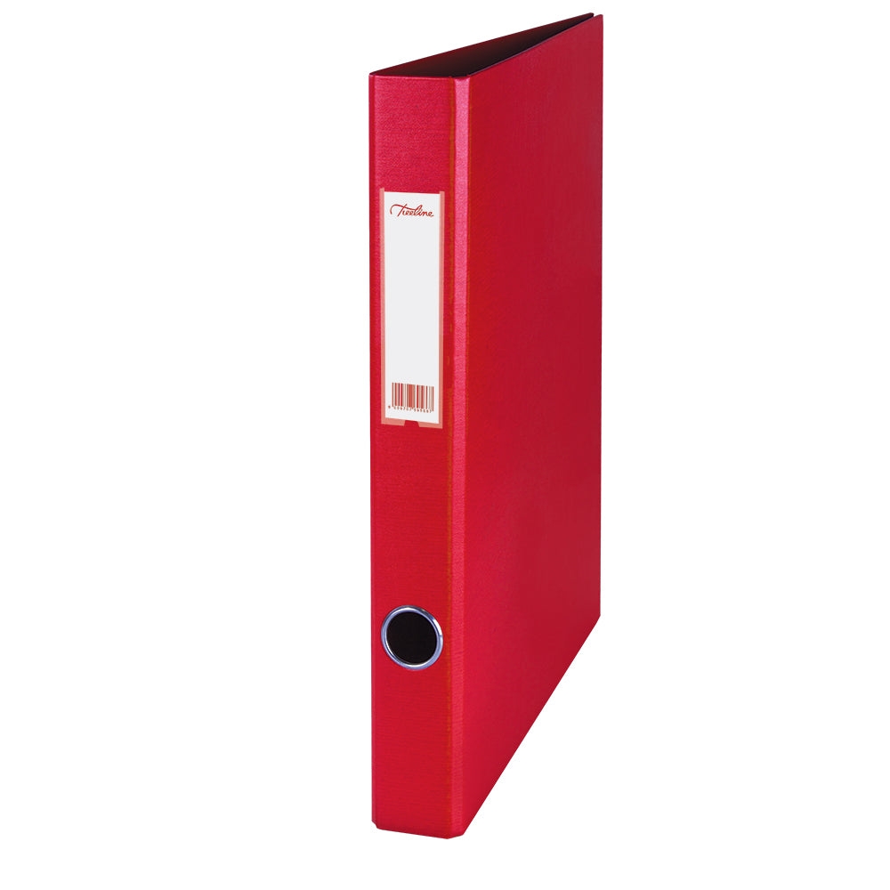 A4 PVC Ringbinder 2D Ring - 25mm - Red