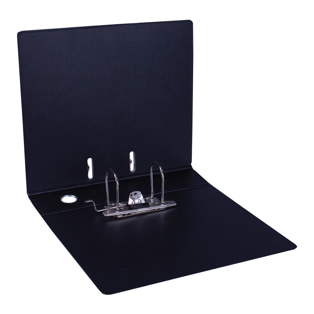 A4 PVC Lever Arch File Reinforced Base with Rado Mechanism - 70mm - Black