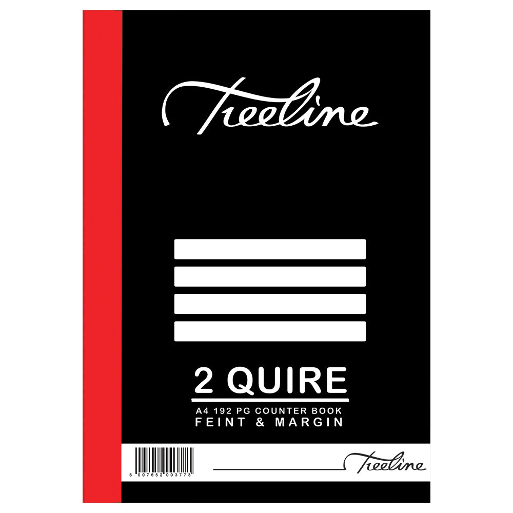Book Counter 192pg A4 F/M 2 Quire each