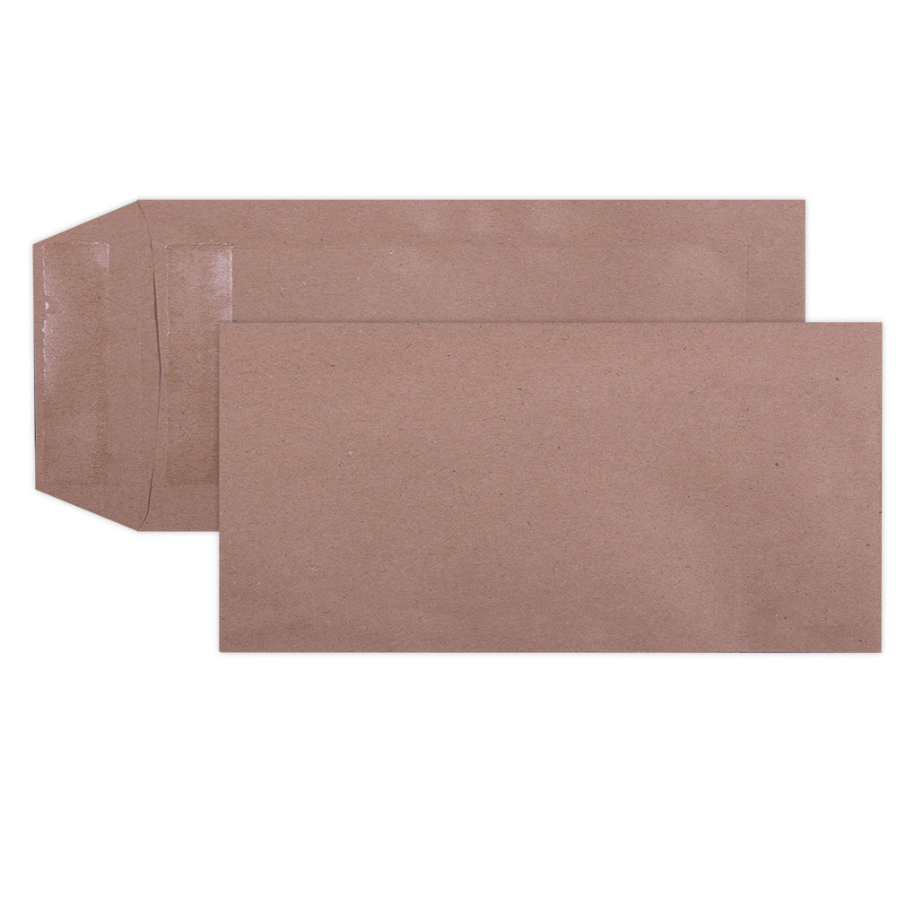 DLP Envelopes Self Seal 220x110mm 80gsm - Manilla 500's
