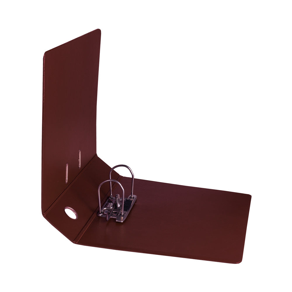 A4 PVC Lever Arch File Reinforced Base with Rado Mechanism - 70mm - Burgundy