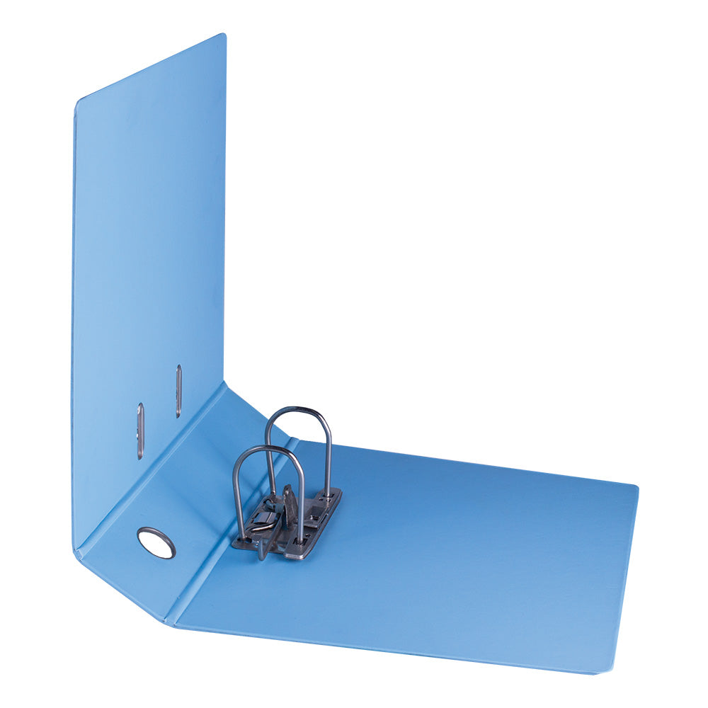 A4 PVC Lever Arch File Reinforced Base with Rado Mechanism - 70mm - Sky Blue
