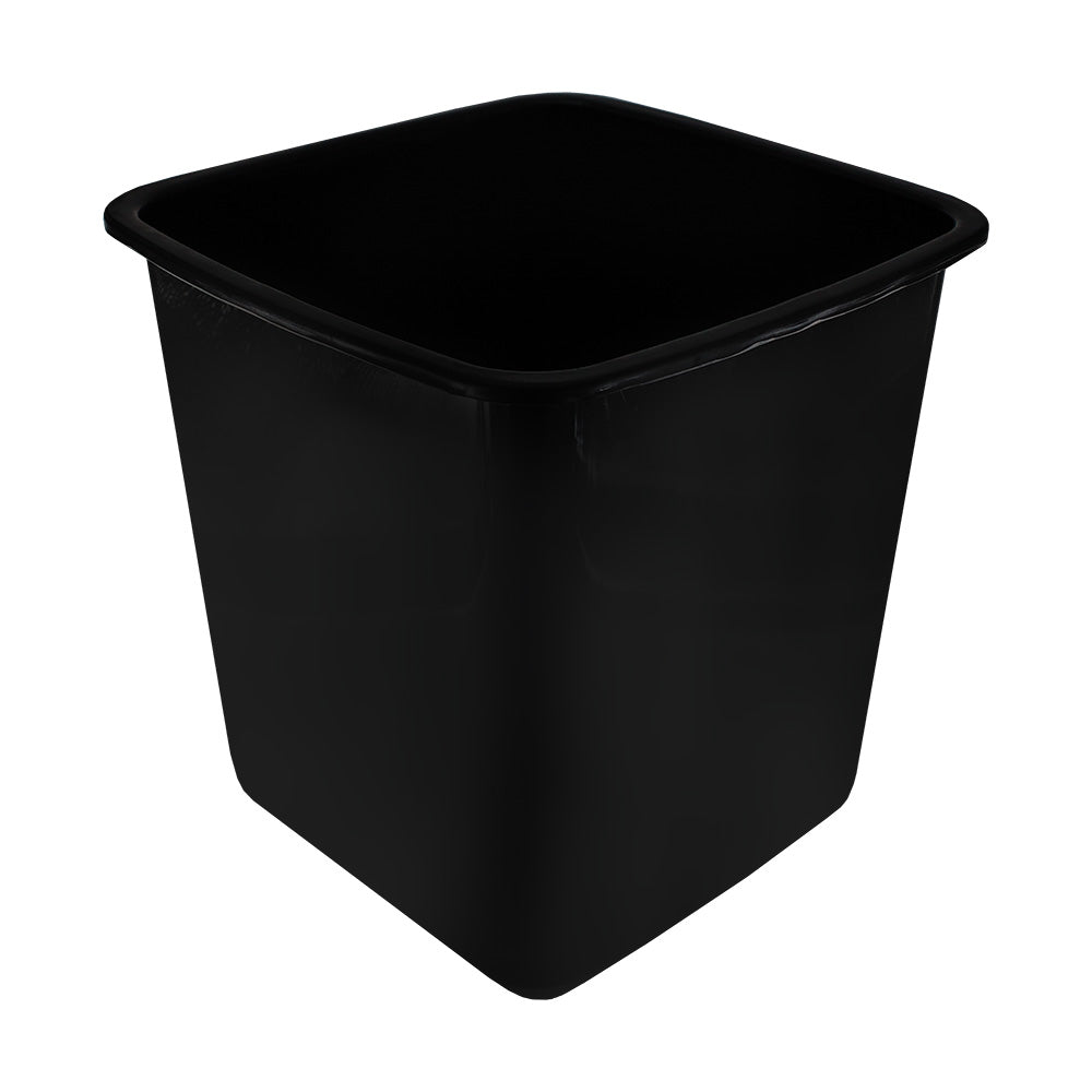 Square Waste Bin 16.5L - Black