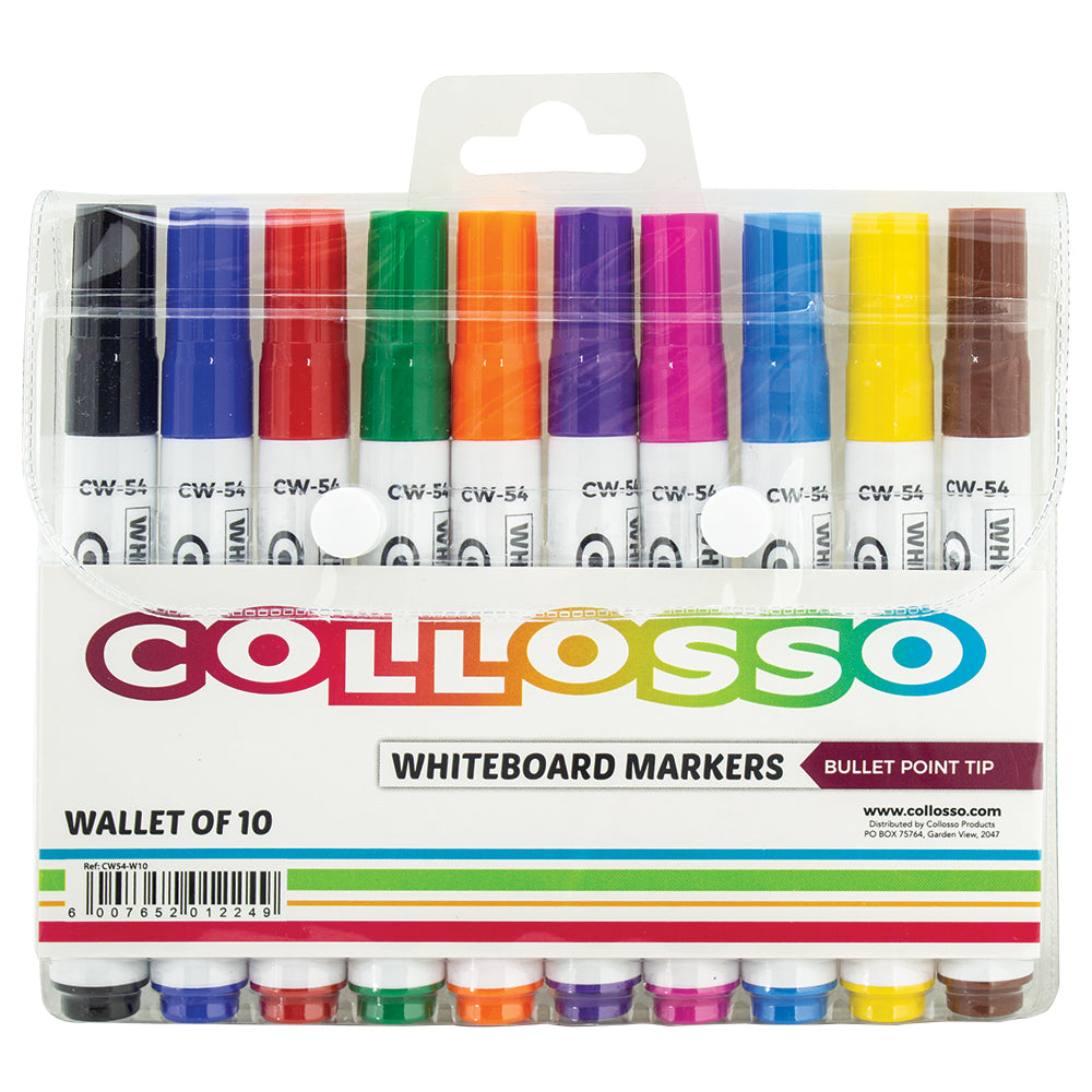 Whiteboard Markers Wallet of 10