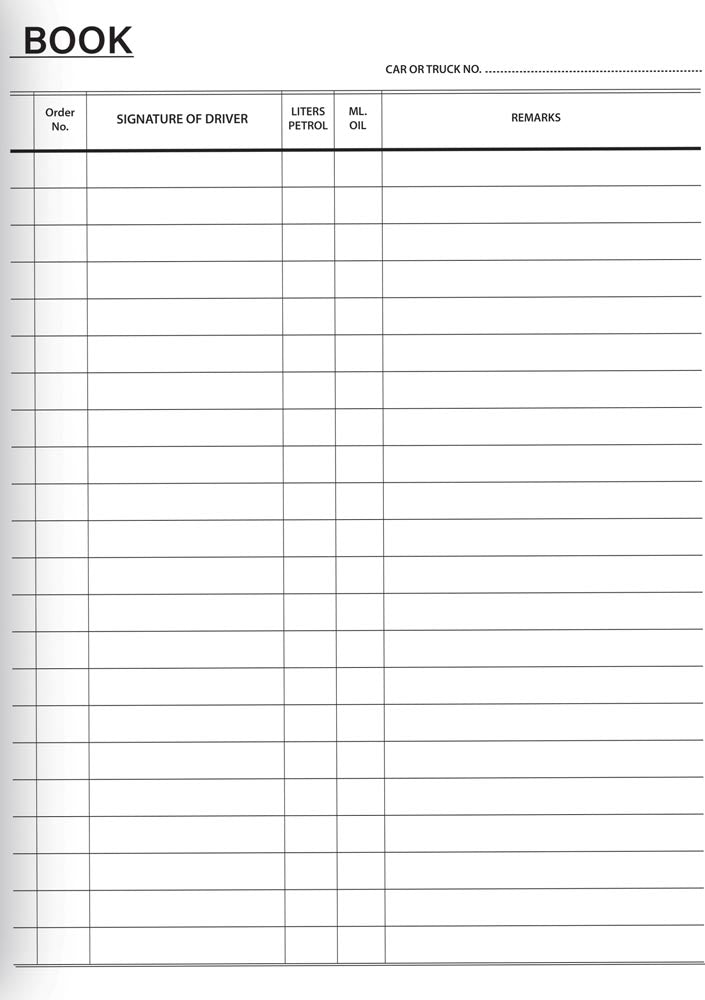 Drivers Daily Log Book A5 100pg Hard Cover