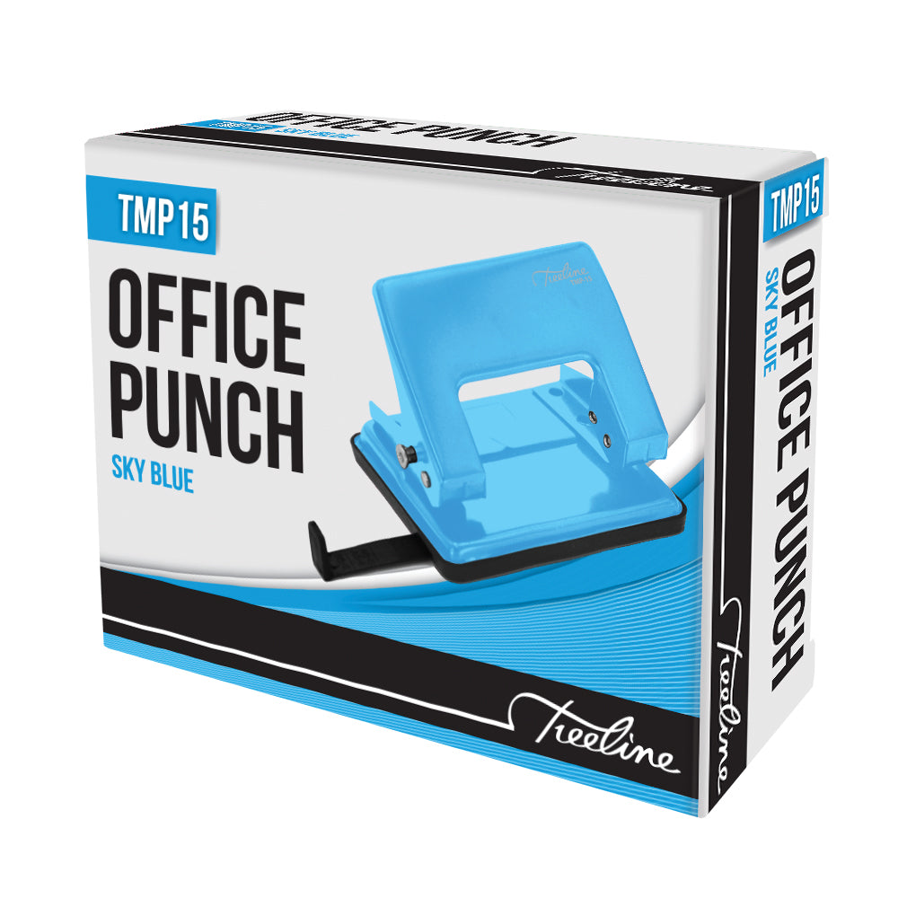 Office Punch Metal 15 sheets - Sky Blue