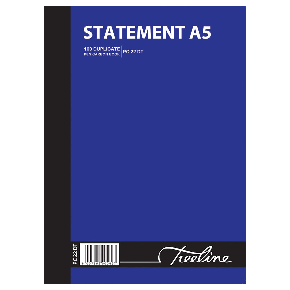 A5 Pen Carbon Book Duplicate 100's - Statement