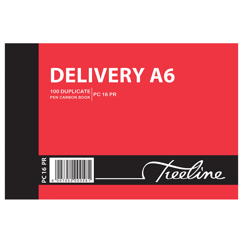 A6 Pen Crbon Book Duplicate 100's - Delivery Landscape