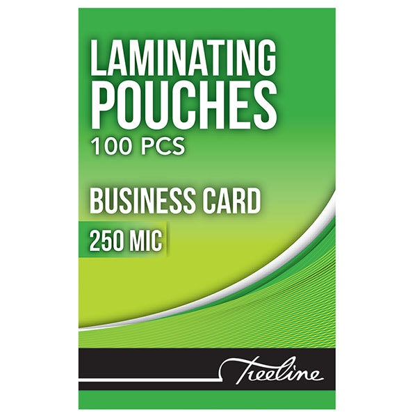 Laminating Pouches Business Card (86x54)- 250 Micron - Pack of 100