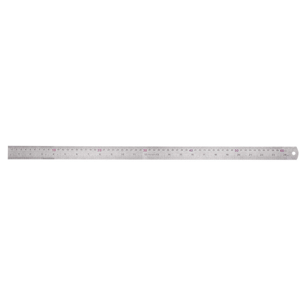 Steel Ruler - Silver - 60cm