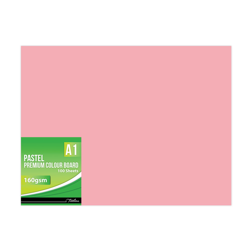 Pastel Board A1 - 160gsm - Pink