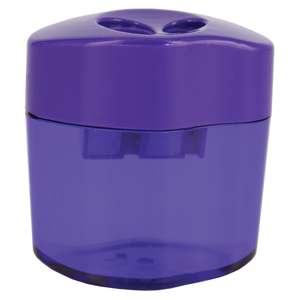 Barrel Sharpener - Two Hole - Purple