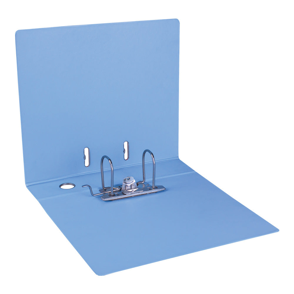 A4 PVC Lever Arch File Reinforced Base with Rado Mechanism - 70mm - Sky Blue