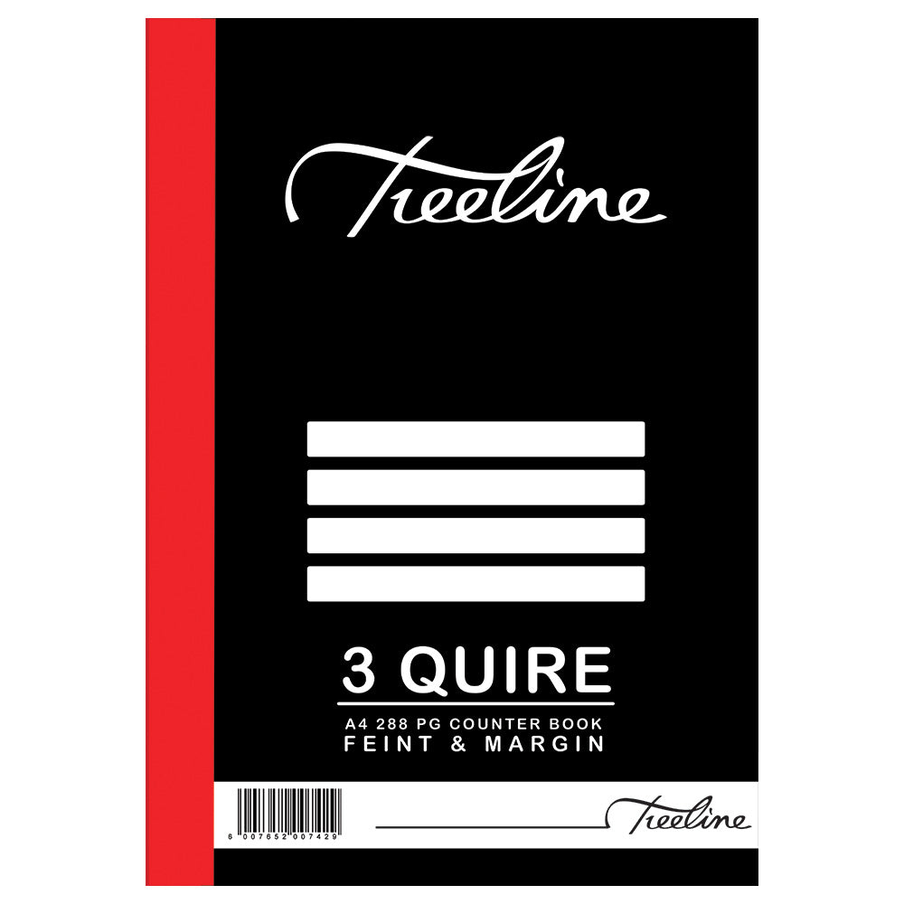 Book Counter 288pg A4 F/M 3 Quire each