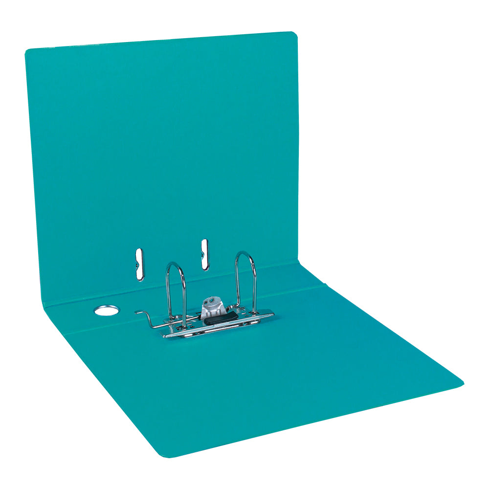 A4 Lever Arch Files 70mm Spine - Turquoise - PVC - Treeline 10