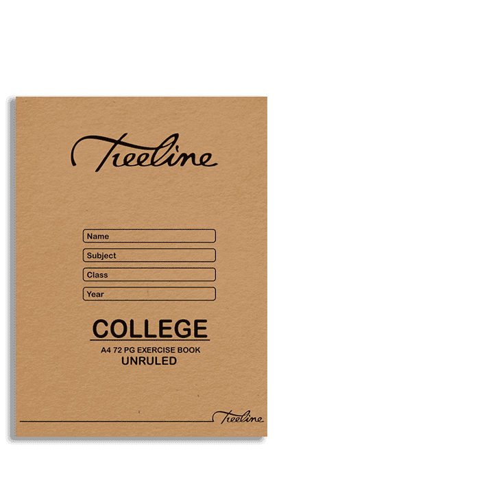College Exercise Book 72p A4 Unruled