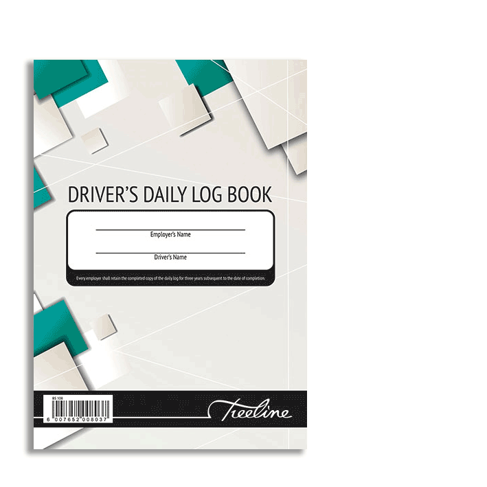 Drivers Daily Log Book A5 100pg Hard Cover