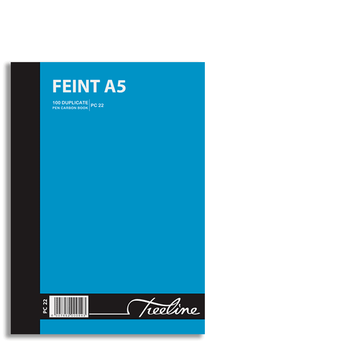 Feint Pen Carbon Book Duplicate 100's A5