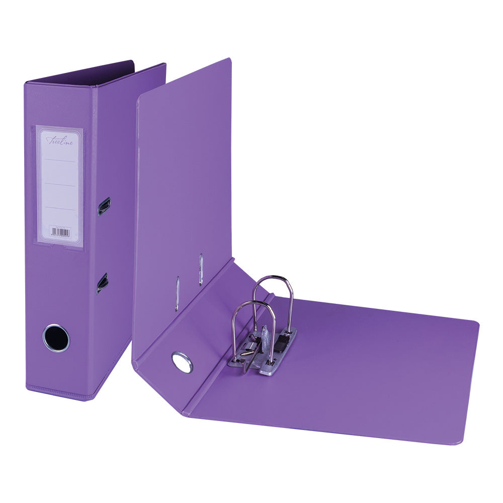 A4 PVC Lever Arch File Reinforced Base with Rado Mechanism - 70mm - Purple