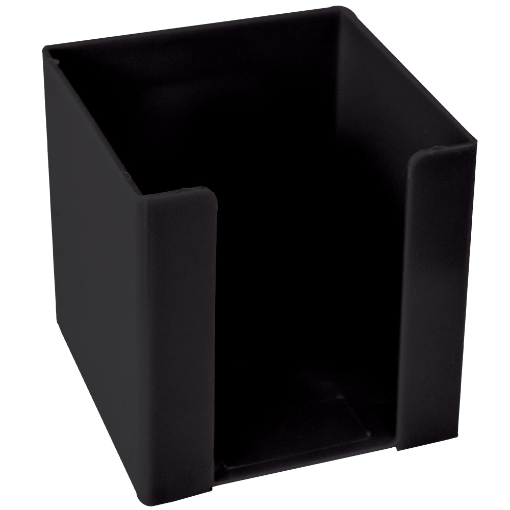 Cube Paper Holder - Plastic - 95x95mm - Black