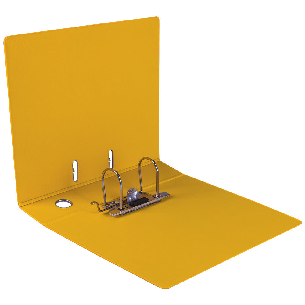 A4 PVC Lever Arch File Reinforced Base with Rado Mechanism - 70mm - Yellow