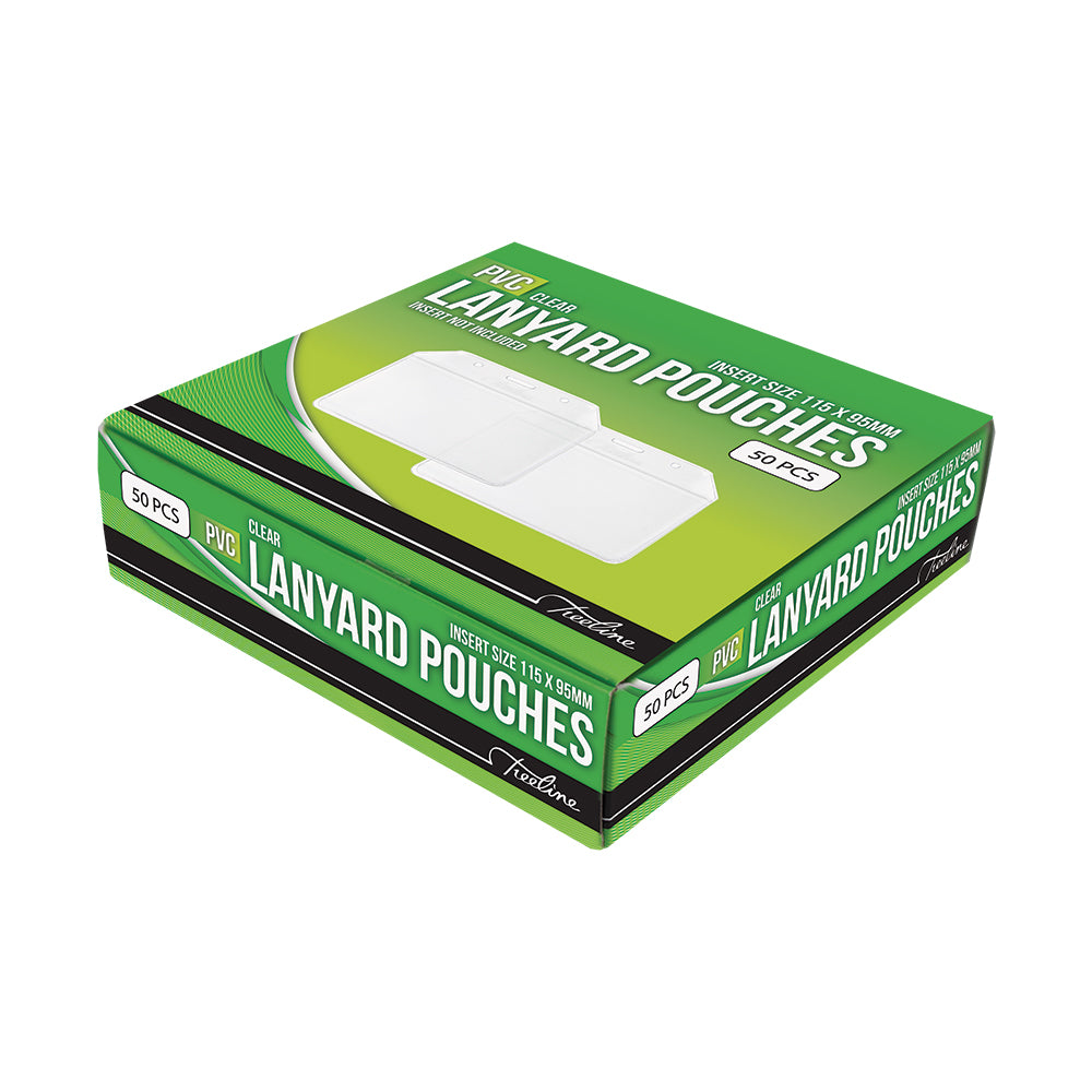 Lanyard Pouches - clear 115x95mm