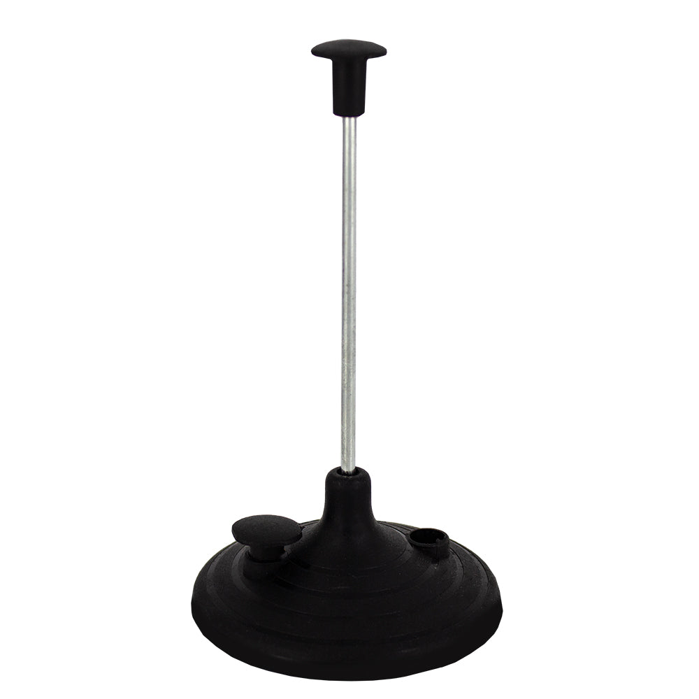 Spike File with Safety Cap & Plastic Base - Black