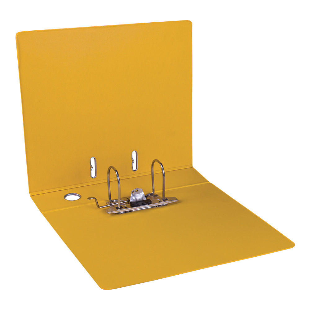 A4 PVC Lever Arch File Reinforced Base with Rado Mechanism - 70mm - Yellow