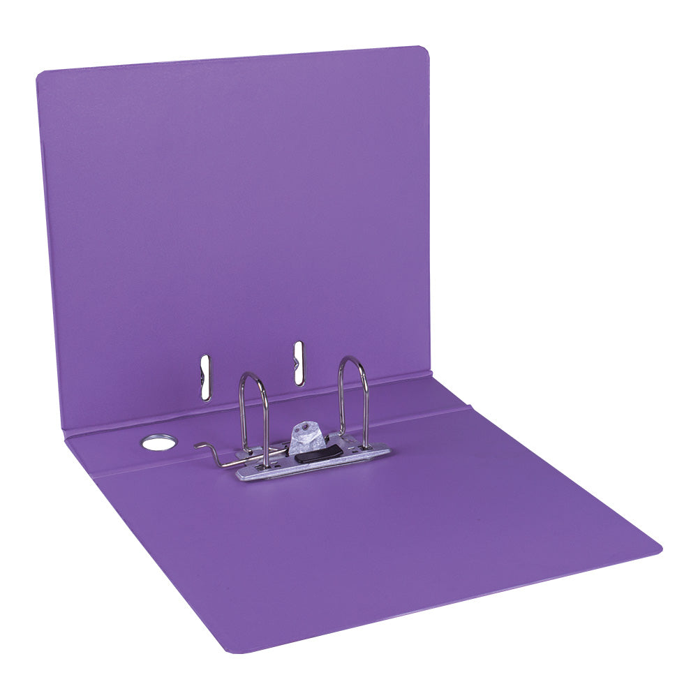 A4 PVC Lever Arch File Reinforced Base with Rado Mechanism - 70mm - Purple
