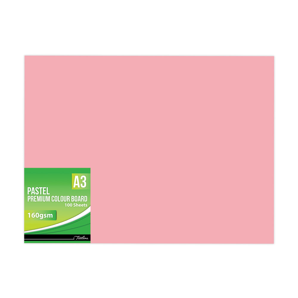 Pastel Board A3 - 160gsm - Pink
