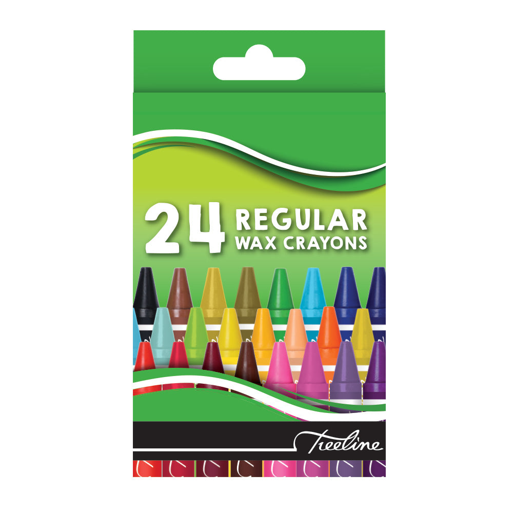 Wax Crayons - Regular - 24 piece