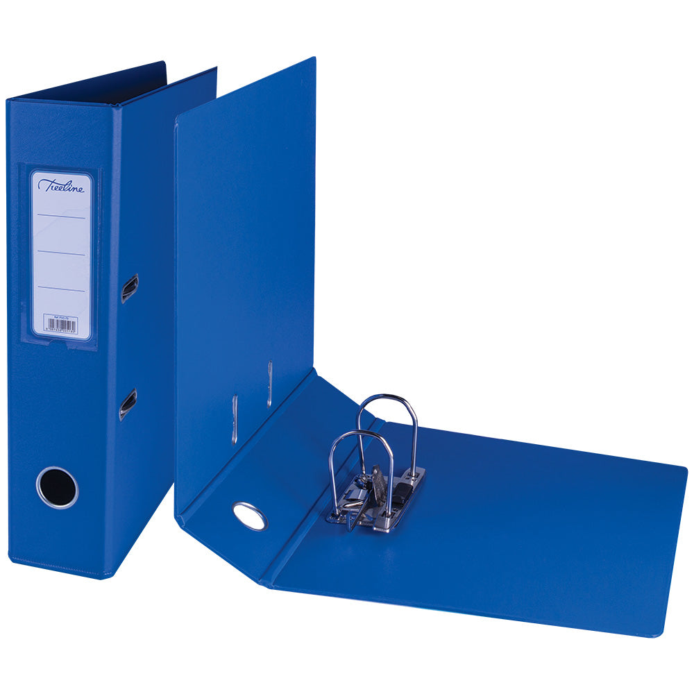 A4 PVC Lever Arch File Reinforced Base with Rado Mechanism - 70mm - Blue