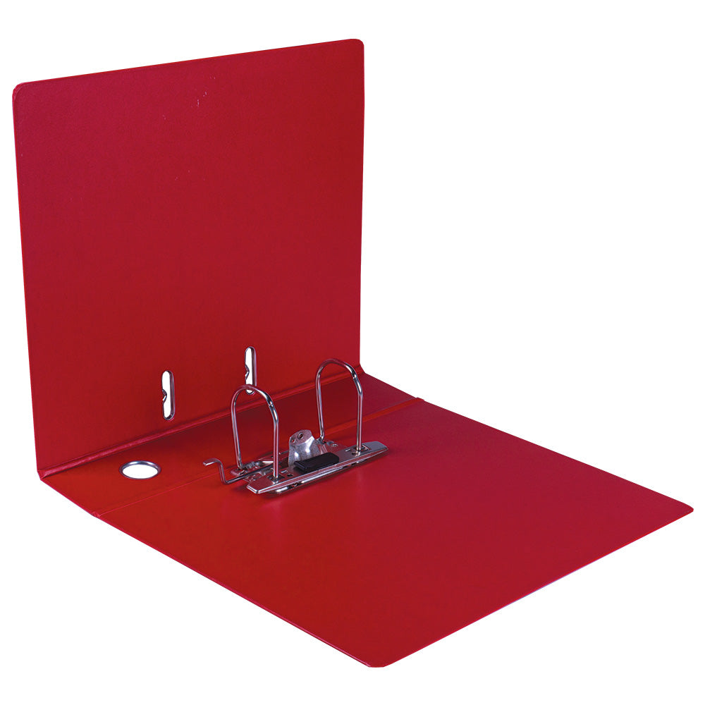 A4 PVC Lever Arch File Reinforced Base with Rado Mechanism - 70mm - Red