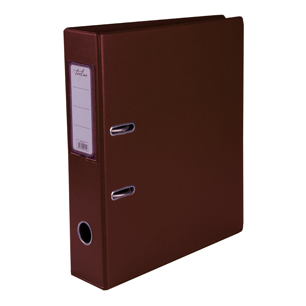 A4 PVC Lever Arch File Reinforced Base with Rado Mechanism - 70mm - Burgundy