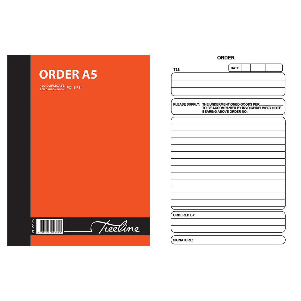 A5 Pen Carbon Book Duplicate 100's - Order