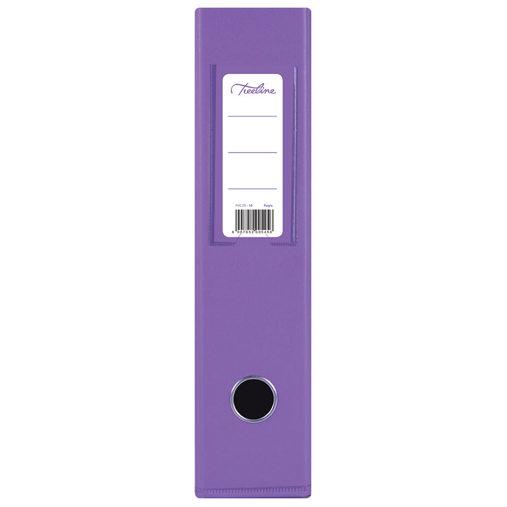 A4 PVC Lever Arch File Reinforced Base with Rado Mechanism - 70mm - Purple