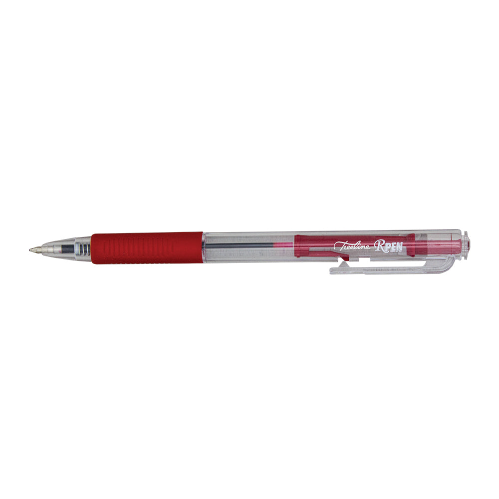 Retractable Ballpoint Pen - R-Pen - Red