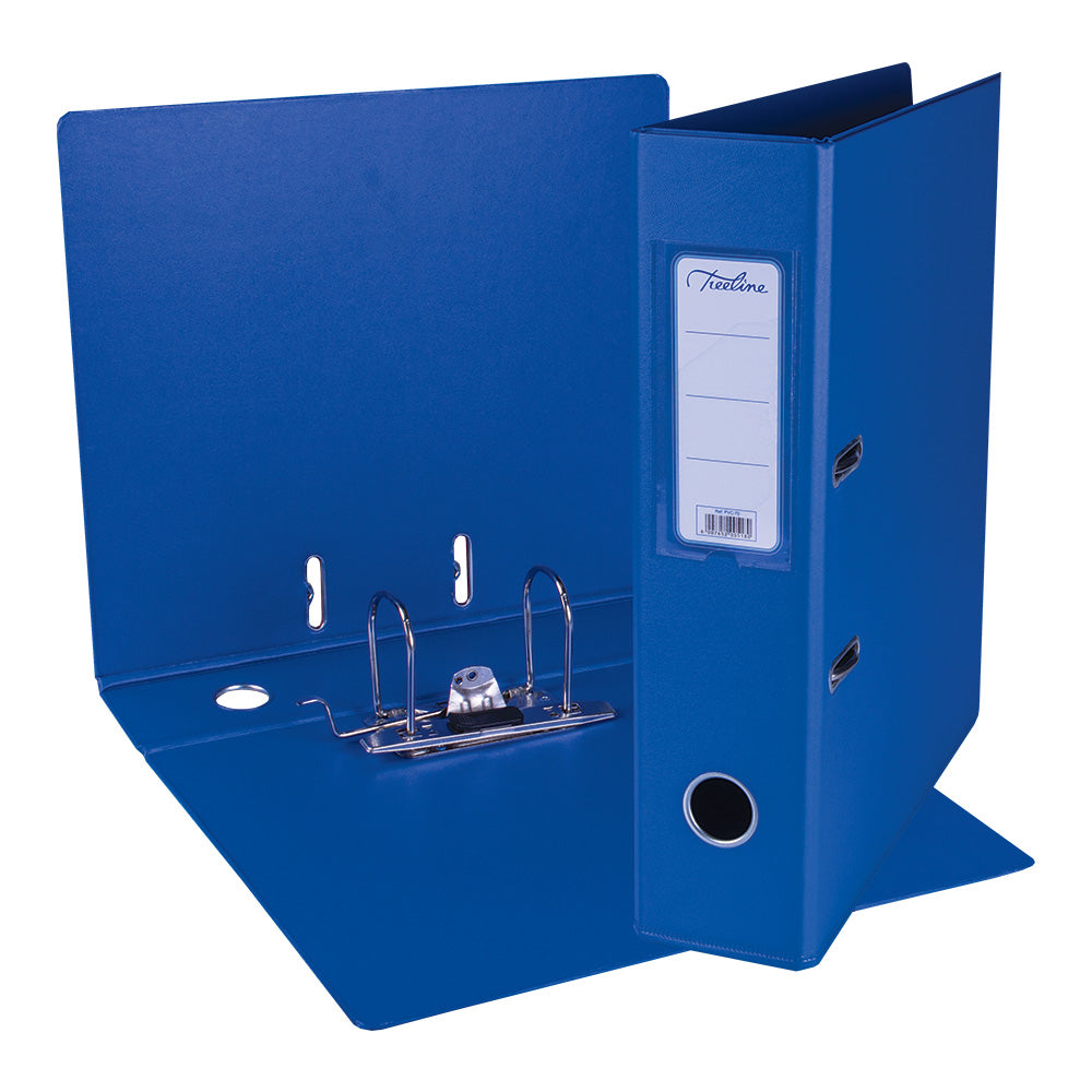 A4 PVC Lever Arch File Reinforced Base with Rado Mechanism - 70mm - Blue