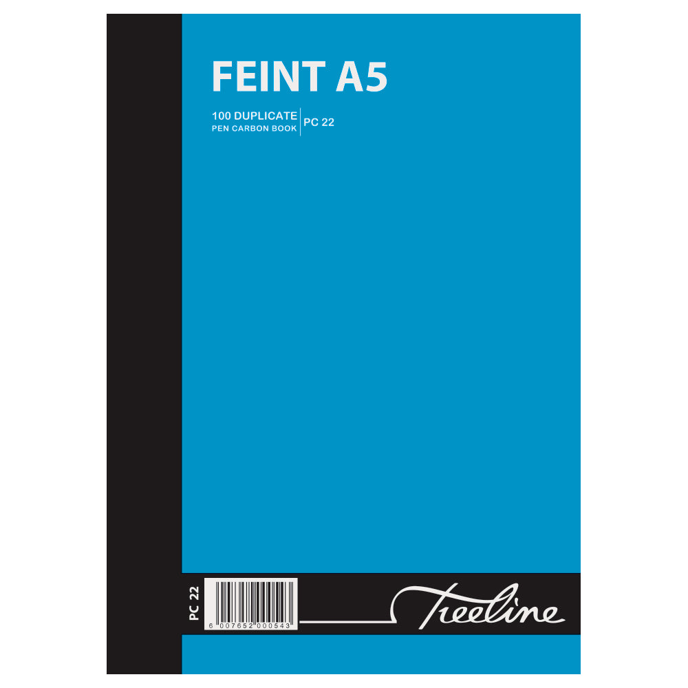 Feint Pen Carbon Book Duplicate 100's A5