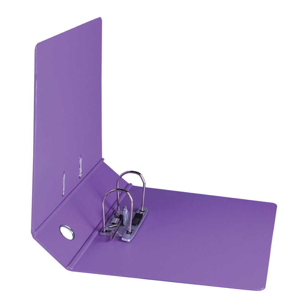 A4 PVC Lever Arch File Reinforced Base with Rado Mechanism - 70mm - Purple