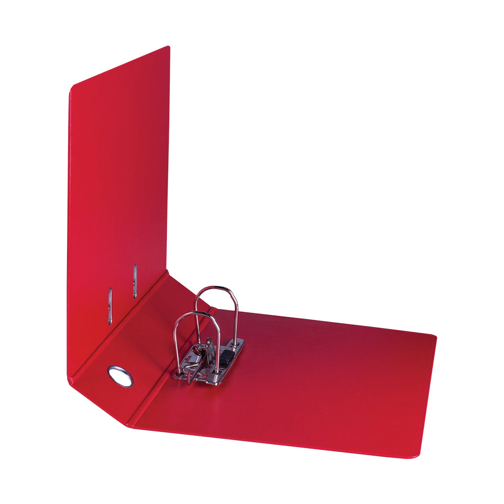 A4 PVC Lever Arch File Reinforced Base with Rado Mechanism - 70mm - Red