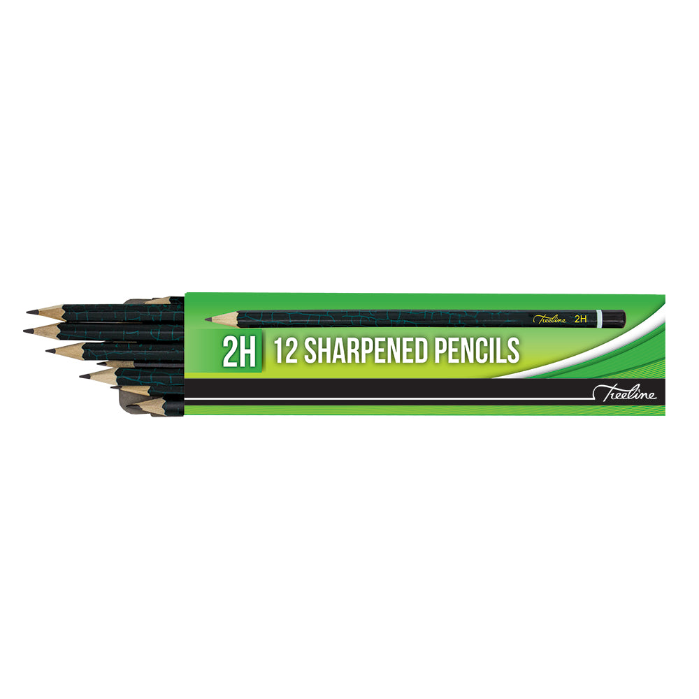 Pencil Graphite Treeline 2H 12's