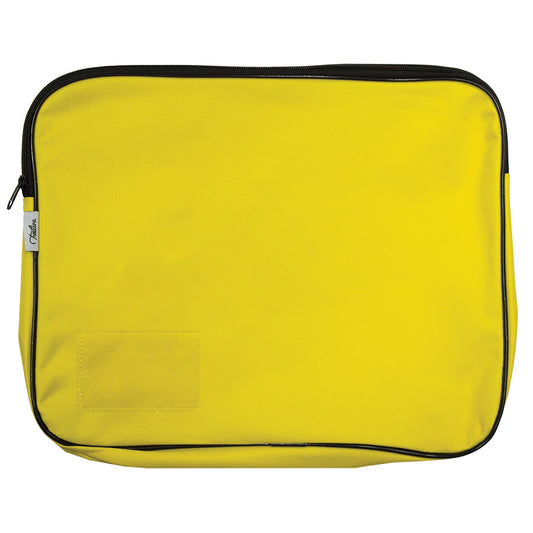 Canvas Book Bag with Card Holder Slot - Yellow