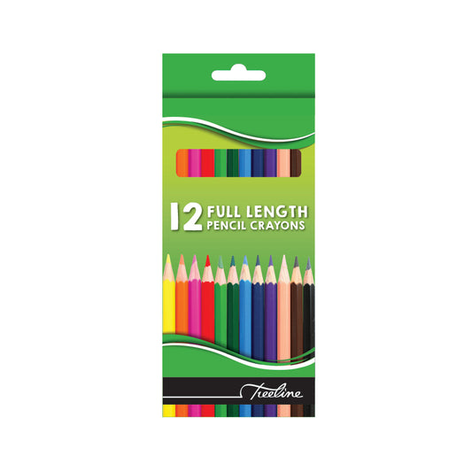 Pencil Crayons - Wood Free - Full Length 12's