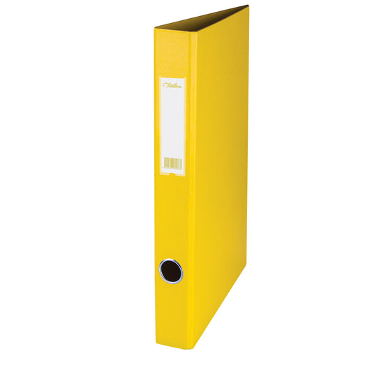 A4 PVC Ringbinder 2D Ring - 25mm - Yellow