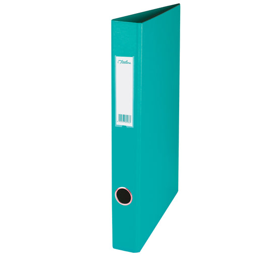 A4 PVC Ringbinder 2D Ring - 25mm - Turquoise